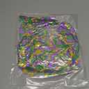 50 Feet Mardi Gras Decorations Glitter Tinsel Garland Purple Green Gold Metallic Streamers Sparkling Glittering Hanging Decoration for Mardi Gras Indoor Outdoor Home Party Decor