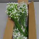 36 Pcs Babys Breath Artificial Flowers, Baby Breath Flowers Artificial Bulk Long Stem Fake Babies Breath Faux Gypsophila White Flowers Artificial for Decoration (No Eucalyptus Stems)