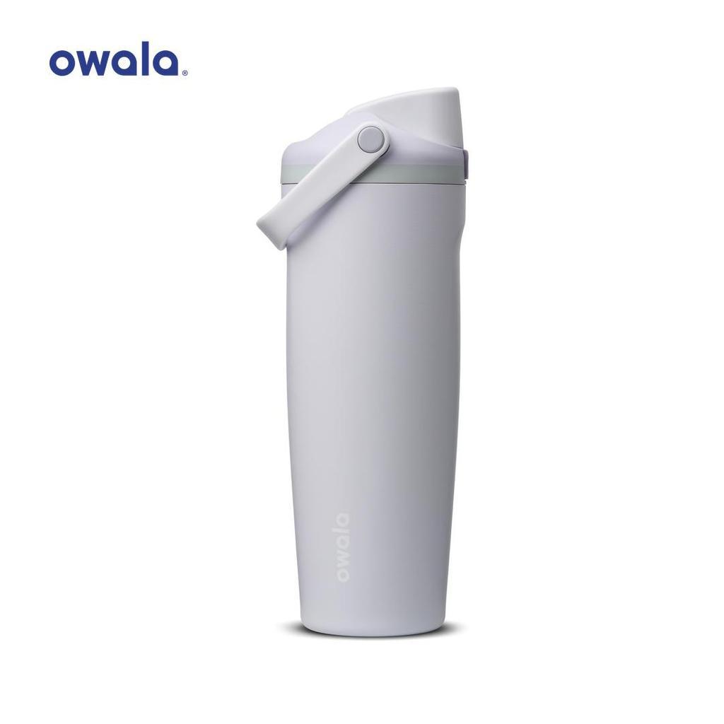 Owala FreeSip Sway Insulated Stainless Steel Water Bottle with Two-Way Spout, Built-In Straw and Bucket Handle, Made for Travel, School, and Sports, 30oz, BPA Free, Leak Proof, Foggy Tide