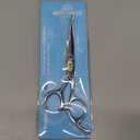 Equinox Professional Razor Edge Series Barber Hair Cutting Scissors - Japanese Stainless Steel Salon Scissors - 6.5 Overall Length - Fine Adjustment Tension Screw - Premium Shears for Hair Cutting (Silver)