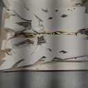 5 Pack Christmas Paper Snowflake Lanterns, Christmas Paper Star Lantern with LED Light White Hanging Lamp Ornaments for Xmas Tree New Year Winter Frozen Weddings Birthday Holiday Party Decorations