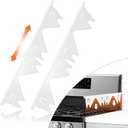 Stove Gap Covers Stainless Steel (2PCS), Stove Gap Filler, Range Trim Kit, Stove Guard for Kitchen Oven Gap Between Stovetop and Counter, Easy Clean Heat Resistant, Adjustable Length 13.8'' to 27.5'', White