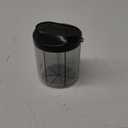 Pill Dispenser with 7 Large Compartments, Pill Organizer for Travel, Supplement Organizer with Anti-Mixing Design, BPA-Free Pill Container with 20 Pcs Labels, Black