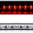 CHEDA Third 3D Brake Lights, Compatible with Red Lens Clear Housing, Chrome Lens Clear Housing LED Bar Tail Cargo Lamp, AT-LED-36R (Leer/ARE/Jason/Astro)