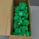 Lunmon 200 Pcs St. Patrick's Day Rubber Ducks Green Shamrock Rubber Duck 1.4 Inch Mini Float Toys for Pool Irish Party Favors Birthday Gift Exchange