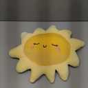 JOSON Sun Shaped Pillow Cute Sun seat Cushion Chair Cushion, Soft Plush Toy Pillow, Used for Home Decoration Children's and Girls' Birthday Gifts (17.8 inch Yellow)