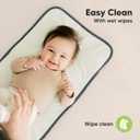 KeaBabies Portable Diaper Changing Pad, Easy Wipe Clean - Foldable Waterproof Baby Changing Mat for Diaper Bag, Compact, Lightweight, 25x13 Newborn, Infant, Baby Changer Travel Essential (Woods)