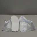 Waterproof Shoe Covers, Rain Shoe Covers Transparent Reusable Non Slip Shoe Cover for Outdoor Women and Men (4X-Large, Transprent)