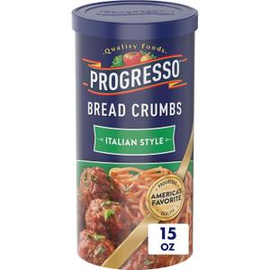 Progresso Bread Crumbs, Italian Style, Cooking Ingredient, 15 oz, BB Date: 06/14/2026