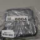 Amazon Basics Ceramic Portable Mini Space Heater for Office Desk, Indoor Use, Fast Heating, Energy Efficient, 500W, With Tip-Over Protection, Lightweight 1.4 lbs, Black, 5.87"D x 3.15"W x 5.95"H