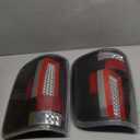LED Tail Light for 2004 2005 2006 2007 2008 Ford F-150, Rear Taillight Assembly, FO2800182 FO2801182 5L3Z13404CA 6L3Z13404BA 4L3Z13404AA (Red Lens)