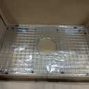 Serene Valley Sink Bottom Grid 22" X 14-1/2", Centered Drain with Corner Radius 3/8", Sink Protector SVH2215C