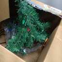 Solar Christmas Trees Decorations, Solar Powered Xmas Tree Lights Outdoor Waterproof with 50 LEDs and 8 Modes for Yard, Lawn, Pathway, Garden, Front Porch, Cemetery, Graveside Decor (2 Pack)