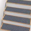 Non Slip Stair Treads for Wooden Steps,15 Pack 8" X 30" Stairs Carpet Treads Indoor with Reusable Peel and Stick Adhesive for Kids Elders and Pets