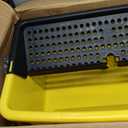 Rubbermaid Commercial Products HYGEN Microfiber Mop Bucket with Press Wringer, 26", Yellow, for Janitorial/Professional Cleaners and Heavy-Duty Industrial Mopping/Wringing/Cleaning