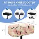 SPRING SEAON Knee Scooter Cushion Pad Cover for Adults Comfortable Plush Soft Cushion for Knee Scooters and Walker Accessories for Pain ReliefPink Camouflage