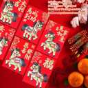 2 x Chinese New Year Red Envelopes, The Year of Horse Red Envelope Packets Hong Bao, Gift Lucky Money Envelopes 2026, Spring Festival, Birthday Wedding 36 Pcs Cartoon Pony Colorful Small