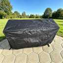 Outdoor Prep Table Cover 36''L x 24''W x 35''H,Heavy Duty Waterproof 600D Furniture Cover for Stainless Steel Food Table,Cart Prep Table,Coffee Table,BBQ Grill Table,Dining Table Office Desk