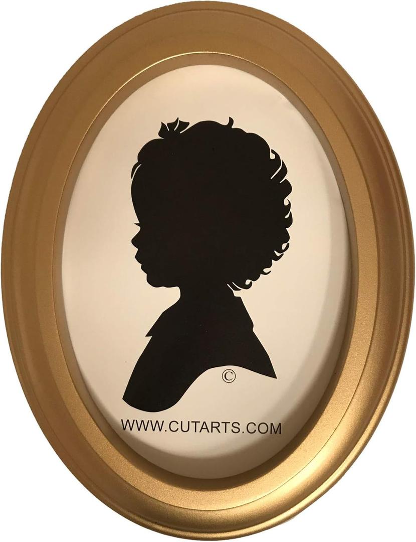 CUT ARTS Gold Oval 5x7 Frame
