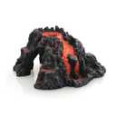 Fnaumdol Aquarium Decorations Cave Fish Tank Accessories Volcano Decor (Large)