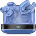 Wireless Earbuds Bluetooth 5.4 Headphones, Noise Canceling Ear Buds with 75hr Playtime, LED Power Display, IPX7 Waterproof Earphones Over Ear Earphones for Sports/ Workouts