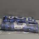 Christmas Party Decorations Large Size Merry Christmas and Happy New Year Door Banner for Xmas Party Decorations, 71x35 Inches (Blue Silver)