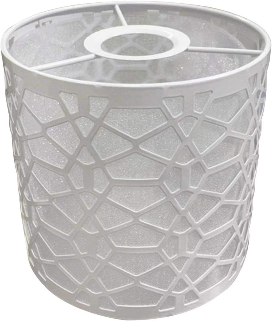 EKDJKK Metal Bulb Guard Lamp Cage for Pendant Light, Lamp Holder, White Ceiling Pendant Light Lampshade Ceiling Fan Light Bulb Covers Open Style(3)