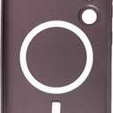 Luxury Wireless Charging Soft Silicone Magnetic Case for Samsung Galaxy S22 S23 S24 Ultra Plus Matte Shockproof Cover Cases (Brown, S24 Ultra)