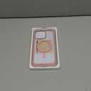 Miracase Magnetic for iPhone 15 Pro Max Case 6.7'' [Compatible with Magsafe] Full-Body Military Drop Proof for iPhone 15 ProMax Case with Built-in 9H Tempered Glass Screen Protector,Pink