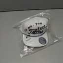 Tittiess Golf Hats Flat Bill for Men Women,Funny Titties Golf Gifts Baseball Cap for Adults Humor (White)