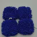 Microfiber Mitt, Car Wash Mitt(4-Pack) Noodle Microfiber Wash Gloves Car Cleaning Microfiber Mitt with Polishing Cloth 