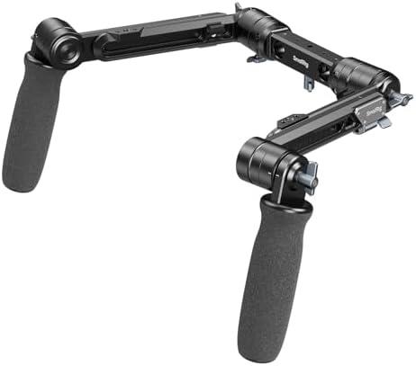 SmallRig Shoulder Rig Dual-Handle for 15mm LWS Rods, One-Tounch Rotation Shoulder Mount Rigs Support for Camera - 5205