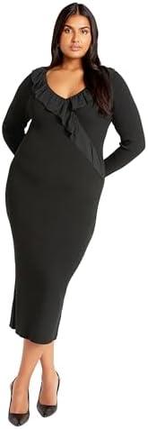 City Chic Women's Plus Size Dress Auralie, Size XS