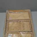 Food Platter Chinese Style Household Afternoon Tea Snack Tray, Living Room Tea Cup Storage Tray, Tea Restaurant Pastry Tray Kitchen Tray (Color : A)