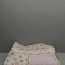 Cozyholy Original 100% Cotton Patchwork Quilt Twin Size Pink Floral Bedspread Coverlet Reversible Vintage Shabby Chic Quilted Throw Blanket Bed Quilt Cover for Couch Sofa (Flower)