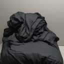 MUXHOMO 7 Pieces California King Comforter Set, Soft Bed in a Bag Cal King Size, All Season Bedding Set with Comforter, Flat Sheet, Fitted Sheet, Pillowcases & Shams, Black