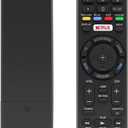 Replacement Remote Control for Sony Bravia RMT-TX100U,All Sony LCD LED HDTV Smart bravia TVs Black
