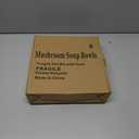 Berglander Rimmed Soup Bowls Set of 6, Reusable 9oz Plastic Multipurpose Plates Dish for Mushroom Soup/Pasta/Fruit/Icecream/Dessert/Snack/Salad, Unbreakable for Kid/Camping/Picnic (2.Black)