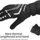 INBIKE Cycling Gloves for Men Winter Windproof Reflective Thermal Gel Pads Touch Screen Bike Gloves for Cold Weather Riding