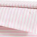 Eddie Bauer Kids - Queen Sheet Set, Ultra-Soft Microfiber Bedding with Fully Elastic Fitted Sheet, Kids Bed Set with Pillowcases, Easy Care Bedding (Little Stripe)