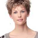 Gabor Zest Layered Short Boy Cut Wig by Hairuwear, Average Cap, G15+ Buttered Toast Mist