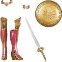 8 x Shield Block Wonder Woman Doll