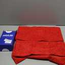 MIULEE Pack of 2 Red Couch Throw Pillow Covers 18x18 Inch Soft Cushion Covers for Sofa Living Room Solid Dyed Pillow Cases