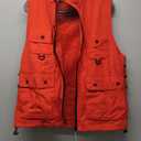 M2C Mens Hooded Mesh Multiple Pockets Traveling Vest (Medium, Red)