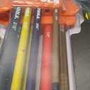 Klein Tools BLS9 9-Piece Extra-Long Hex Key Set, SAE Color-Coded L Style Ball-End Keys with Caddy, Heat-Treated, Sizes 7/64-Inch to 3/8-Inch