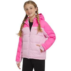 Eddie Bauer Girls' Classic Heavyweight Faux Fur Lined Hooded Insulated Down Jacket Size S (7/8)