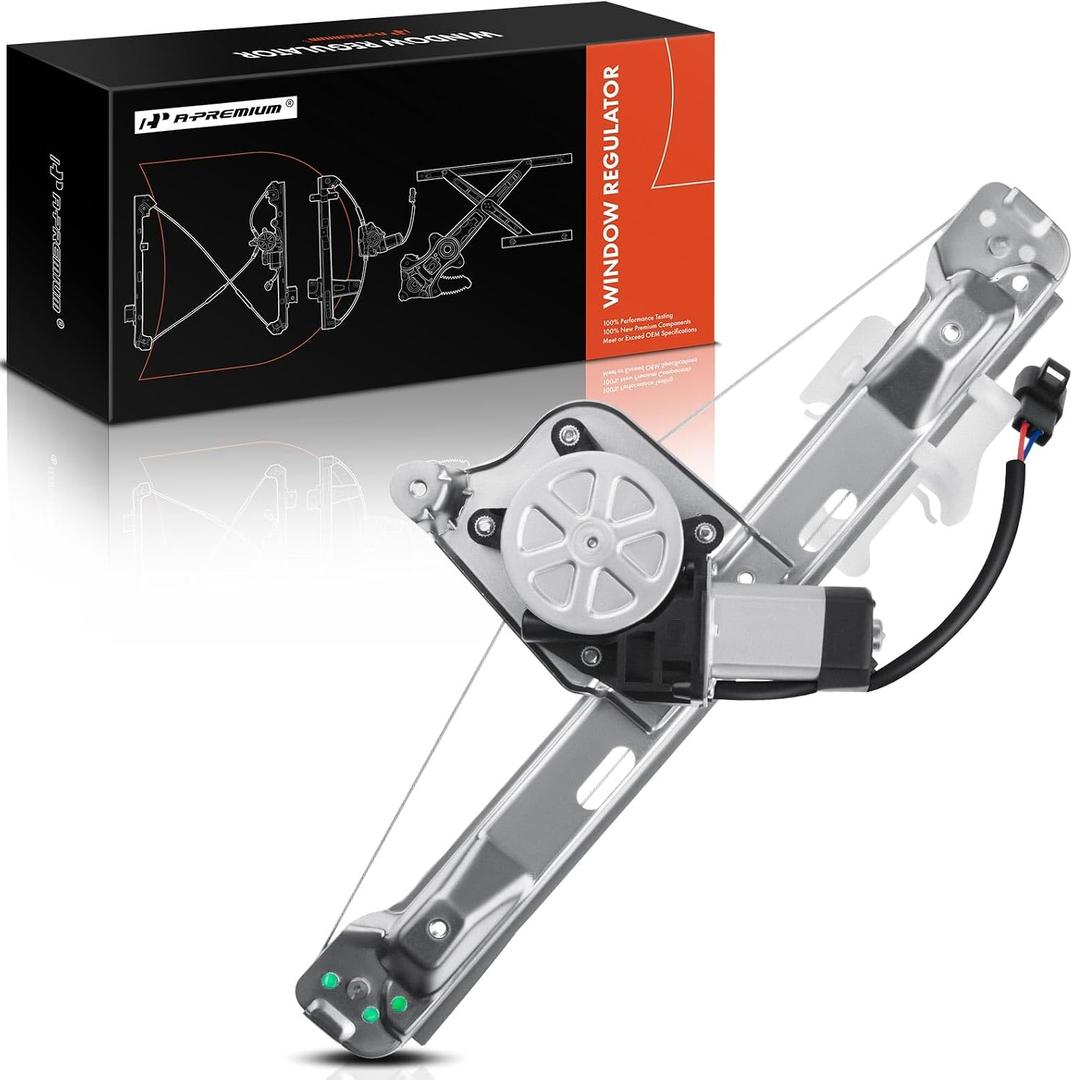 A-Premium Power Electric Window Regulator with Motor Compatible with Chevrolet Malibu 2005-2008 Rear Left Driver Side