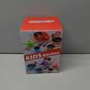 GILOBABY Play Kitchen Accessories, Play Food Sets for Kids Kitchen Playset with Pots and Pans Set, Cooking Utensils, Preschool Learning Education Toys for Toddlers, Birthday Gifts for Girls (Red)