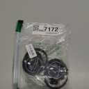 Straw Lid for Hydro Flask Wide Mouth Water Bottles, Top Lids with Straw Compatible with Hydro Flask 32 40 oz, Replacement Cap Wide Mouth Accessories Flip Lid Flex Handle (Black - 2 Pack)