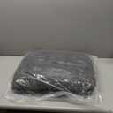 RACE LEAF 2 Pack Patio Chair Cushions 19x19 Inch, Waterproof Memory Foam Cushions with Tufted Cover and Non-Slip Base for Patio Furniture (Gray) 